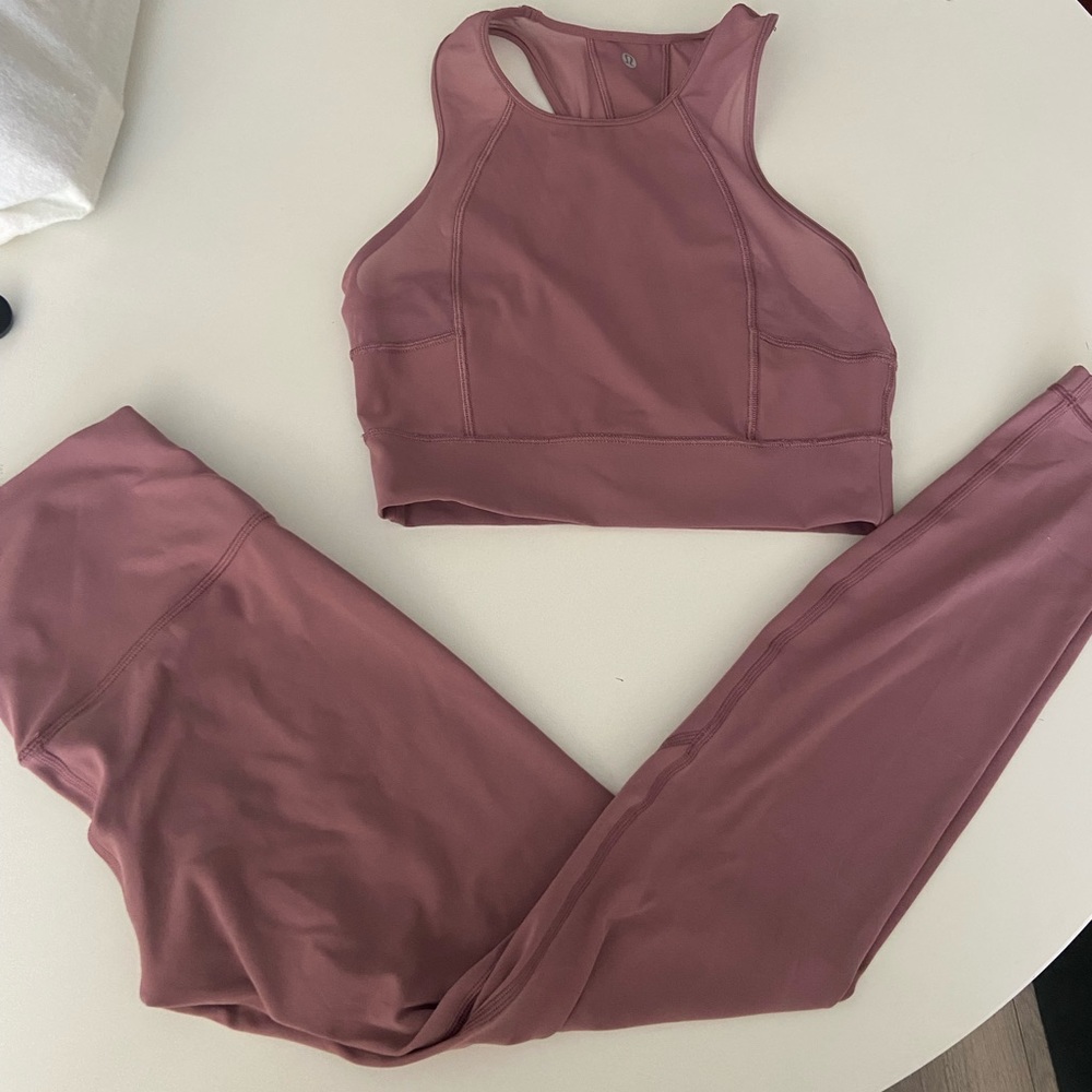 Lululemon Align Tights Laser Speed Train Tank